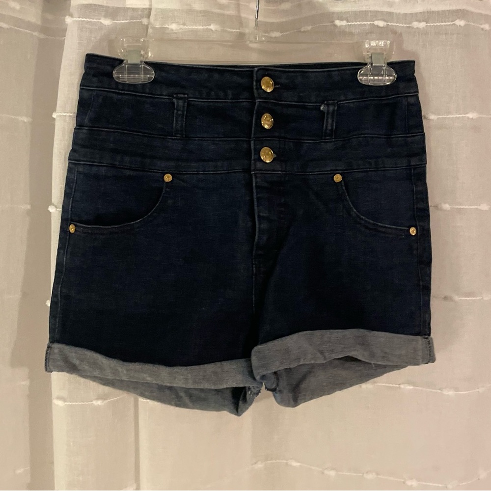 Arden B Blue Jean Shorts Classic Cut-Off Style